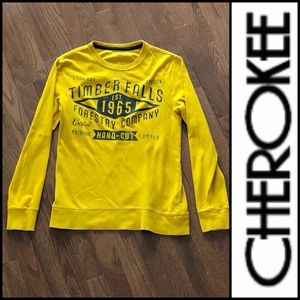 BOYS LONG SLEEVE PRINT TEE SHIRT by CHEROKEE